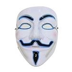 Light Up Vendetta Mask (Blue)
