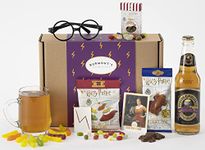 The Ultimate Harry Potter Selection Box - Non-Alcoholic Butterscotch Beer, Chocolate Frog, Bertie Bott's Beans, Jelly Slugs, Wizard Glasses & Temp Tattoo - Hamper Exclusive To Burmont's