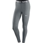 Nike CZ9779-084 Pro 365 Pants Women's SMOKE GREY/HTR/BLACK/WHITE Size L