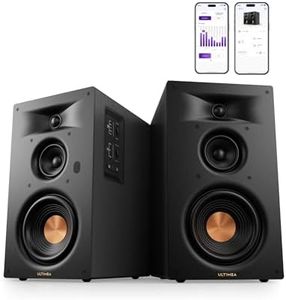 ULTIMEA 3-Way Powered Bookshelf Speakers, Bluetooth 6.0, BS-3