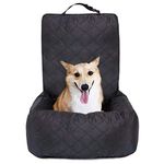 Ferocity Pet Car Seat Cover Dog Car Seat Carrier Waterproof Back Front Coverage for Small Medium Dogs with Safety Leash, Dog Car Seat [115]