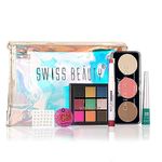 Swiss Beauty Funk It Up Look Kit | Waterproof Lip Crayon | Ultimate Eyeshadow Palette | Cheek - A- Boo | Long-Lasting Green Pop Eye Style-Liner, 18.5gm