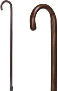 DMI Wooden Cane, Wooden Walking Cane, Wooden Walking Stick, Lightweight and Strong, Made in the USA, Walnut
