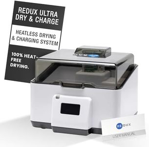 Redux Ultra Dry & Charge Hearing Aid Dryer Dehumidifier with Heatless Drying, Moisture Removal, Charging Port for Rechargeable Hearing Aids, Earbuds & Small Electronics, Quiet Nightstand Operation
