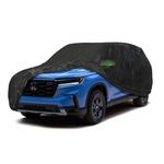 Proadsy SUV Car Cover Compatible with Honda Pilot 2002-2024 6 Layers Windproof All Weather Waterproof Sun Rain UV Dust Snow Protection Outdoor Covers