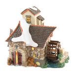 Department 56 Lit House, Porcelain, AC Adapter, Plastic, 100% Polyester Foam Fill, Multicolor, 6 x 4.25 x 6.75