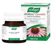 A.Vogel Echinaforce Chewable Cold & Flu Tablets | Relieve Cold & Flu Symptoms | Extracts of Fresh Echinacea | 80 Tablets