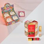 Dukhni Oud Bakhoor Collection Set & Attar Oil Set Arabic Incense & Fragrance Oils | 120 pcs bakhoor & 6 attar bottles | Luxurious Long-lasting Assorted Fragrances | العطار العربي | دخني عود بخور