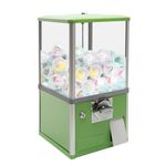 YMAOMAO Capsules Vending Machine, Commercial Candy Gumball Machine, Automatic Capsule Vending Machine for Retail Stores, Round Capsules Bouncy Ball Dispenser for 4.5-5.5cm for Game Stores,Green