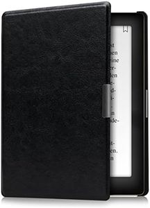 kwmobile Case Compatible with Kobo Aura Edition 1 Case - Cover for eReader with Magnetic Closure - Black