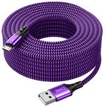 3BAO Micro USB Cable 5m, Micro USB Charging Cable, Nylon Android Charging Cable Compatible with Samsung S7 / S6 / S5, J7, ps4 Controller, xbox one, Huawei, Sony, Kindle Fire, LG,