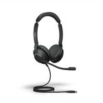 Jabra Evolve2 30 SE Wired Stereo Noise-Cancelling Headset - Features 2-Mic Call Technology and USB-C Cable - Works with All Leading Unified Communications Platforms Such as Zoom & Google Meet - Black