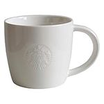 Starbucks Coffee Mug White 12 oz Classic White Collectors