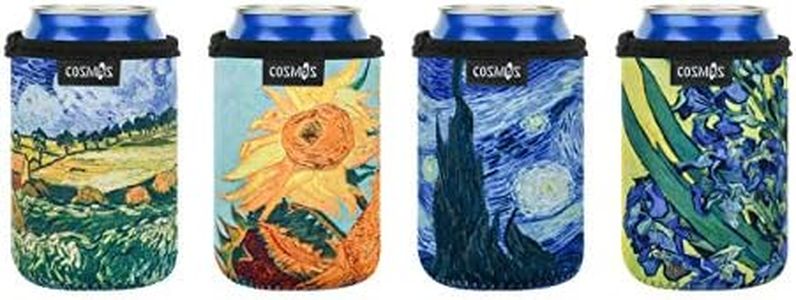 CM Soft Neoprene Standard Beverage Can Sleeves Insulators Regular Standard Can Covers for Standard 12 Fluid Ounce Drink & Beer Cans