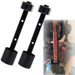 Crutches Metal Storage Rack Walking Cane Crutch Holder Portable Wheelchair Scooter Accessories Support Stand Stick Support Mobility Scooter Bracket Lightweight Holder Walker,2 pcs