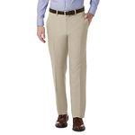 Kenneth Cole REACTION Men's Stretch Modern-Fit Flat-Front Pant, Oatmeal, 34W / 34L