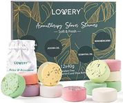 Birthday Gift, Shower Steamers, 12 Shower Bombs, Well Balance Aromatherapy Fizzies, Self Care, Vaporizing Shower Tablets, Home Spa Day, Stress Relief, Relaxing & Relaxation