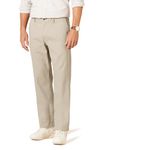 Amazon Essentials Men's Classic-Fit Wrinkle-Resistant Casual Pant, Khaki Brown, 34W / 30L