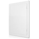 Access Panel for Drywall - 12 x 16 inch - Wall Hole Cover - Access Door - Plumbing Access Panel for Drywall - Heavy Durable Plastic White