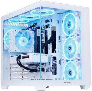 MLOONG Gaming PC Desktop for Gamers & Streamers,AMD Ryzen 5 5500 up to 4.2GHz, GeForce RTX 5060 8GB GDDR6, 1TB NVMe SSD, 16GB DDR4 RAM, 650W 80+ Bronze PSU, Wi-Fi, Windows 11 Home