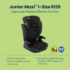 Graco Junior Maxi Highback Booster Car Seat – Child Safety Seat