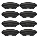 Heel Pads for Shoes That are Too Big, Heel Inserts for Women, Heel Grips for Womens Shoes, Heel Protectors, Heel Cushion Liners for Blisters Loose Shoes, Shoe Fillers (4pairssheepskinblack)