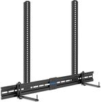 MOUNTUP Universal Soundbar Mount Mounting above or Under TV, Sound Bar Bracket With 31.5" Longer Bracket for Large TV VESA, 6.5" Holder Swivel to Fit Various Soundbar, Up to 15LBS, Saving Space MU9122