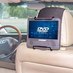 TFY Universal Car Headrest Mount Holder for Portable DVD Player