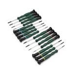 SATA ST09317SJ 15-Piece Master Precision Screwdriver Set for Technicians or Jewelers, with Ergonomic Handles and Carrying Case