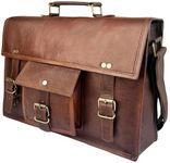 15 inch Genuine Leather Messenger Bag - Crossbody Laptop Satchel by Rustic Town