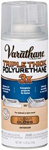 Varathane 318292 Spray Triple Thick Polyurethane, 11.25 Ounce, Gloss, 11 Ounce