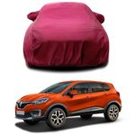 MITHILA MART�-Car Cover for Renault Captur RXE Water Resistant|Scretch Proof|Dustproof|UV-Rays|Indoor-Outdoor Full Body Protection (Maroon)