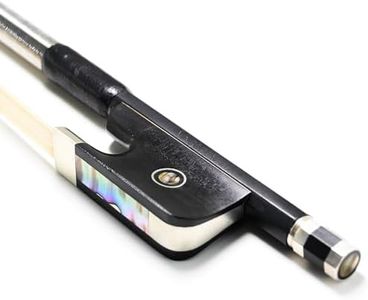 New! Black Carbon Fiber Viola Bow Full Size for Advanced Players