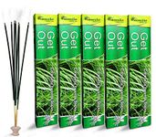 Aromatika Get Out 600 Mosquito Repellent Incense Sticks, Natural and Herbal Citronella Agarbatti Pack | Machar Agarbatti | Anti- Mosquito | Burn Time- 45 mins Approx