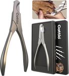 Cattio Dog Nail Clippers - All Steel Material, Built-in Spring, Heavy Duty Dog Nail Trimmer Full Metal Razor Sharp Professional for All Dogs Cats with Thick Toena