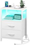 Yoobure Nightstand with Charging St