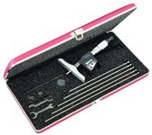 Starrett 749MEBZ-150 Micrometer LCD Depth Gauge, 0-150mm Range, 0.001mm Graduation, With Case, +/-0.002mm Accuracy