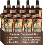 Panama Jack Sunscreen Tanning Oil - SPF 4, PABA, Paraben, Gluten & Cruelty Free, Antioxidant Formula with Exotic Oils and Fruit & Nut Extracts, 8 FL OZ (Pack of 12)