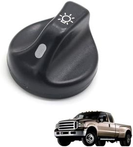 ZUDZUW Head Light Switch Knob 3L3Z11661AA Compatible with Ford F-150 F-250 F-350 F-450