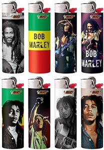 BIC Bob Marley Series Lighters Lot of 8