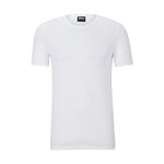 Hugo Boss BOSS Men's T-Shirt Rn 2p Co/El 10194356 01, White, X-Large