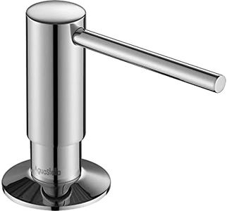 AguaStella ASF026CH Built in Soap Dispenser Chrome for Kitchen Sink with Soap Bottle Countertop Pump