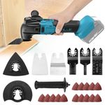 WingFly Oscillating Multi-Tool for Makita Battery 18V, Oscillating Tools with 6 Speeds, 8500-21000RPM, Multifunction Tool for Cutting, Sanding, Scraping, Sawing