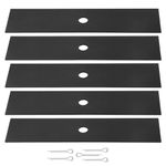 5 Pcs 9" x 2" Edger Blade with 1/2" Center Hole Compatible with Mclane & King O Lawn Edgers Tru-Cut Edgers, Replaces 2059-9, 03789800, 375-360, 40-130