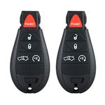 2 Pcs Key Fob Replacements for 2008-2010 Chrysler 300 2008-2014 Dodge Challenger/Charger/Jeep Grand Cherokee 2008-2013 Dodge Durango 2008 Dodge Magnum, Keyless Entry Remote FCC ID M3N5WY783X, IYZ-C01C