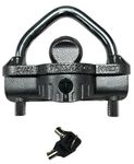 TRIMAX UMAX50D Deluxe Universal Dual Purpose Trailer Coupler Lock with Integrated U-Lock