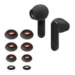 kwmobile 8x Replacement Ear Tips Compatible with JBL Tune Flex - Set of Silicone Eartips for Earbuds Headphones