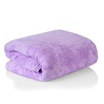 Sellsworld Microfiber Bath Towels | (70x140) Extra Soft Plush & Quick Dry High Absorbency with Large Size Towels for Bathing(Pack of 1) (Purple)