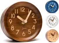 Driini Wooden Analog Desktop Clock 