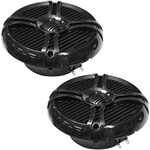 Seismic Audio - SA-MS65B - Pair of 400 Watt 6.5 Inch 2-Way Waterproof Boat/Marine Speakers - 800 Watt Marine Speaker System